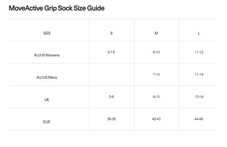 MoveActive Ballet Grip Socks
